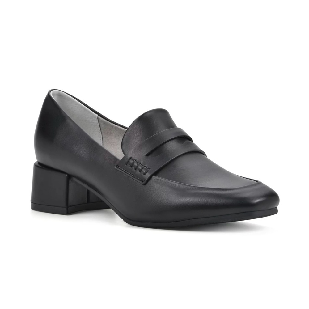 Cliffs by White Mountain Women's Quiana Block Heeled Loafers